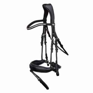 Bride équestre de cheval en cuir indien pur vente en gros pas cher prix de haute qualité bride de cheval en gros conception personnalisée de haute qualité - Product Image 1