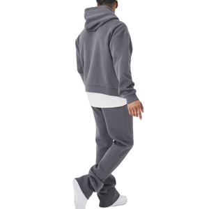 Nouveau style, logo personnalisé, survêtement d'hiver en coton évasé pour homme, jogging, streetwear, ensemble sweat-shirt et pantalon de jogging, séchage rapide, respirant - Product Image 5