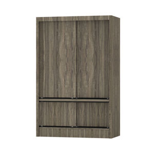 Armoire coulissante en gros 1246 Meubles de chambre à coucher au design simple Armoire à portes coulissantes en bois - Product Image 4
