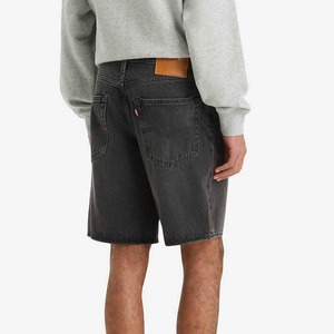 Pantalones Cortos Bermuda de Mezclilla Gris Oscuro de Cintura Alta para Hombre, Casuales, de Algodón Tejido, con Cierre de Botones, Color Sólido, Diseño con Bolsillos - Product Image 4