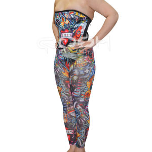 Custom Corset With Printed <b>Leggings</b> Combo - Product Image 1