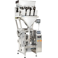 Machine de remplissage et d'emballage automatique électrique à 4 têtes pour sceller les sachets en plastique, granulés alimentaires, produits chimiques, poudres, produits solides et tabac