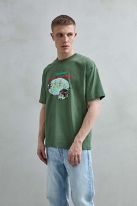 T-shirt da uomo Regular Fit beige 100% cotone anti-pilling - Stampa grafica cartoon Thailandia Phuket a maniche corte 240g Casual - Product Image 2