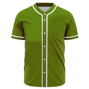 Hot Selling Unisex <b>Baseball</b> & Softball Jersey Custom Logo Print on Breathable Polyester Fabric Sportswear Uniform in Plain Style - Product Image 5