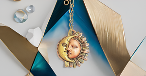 Vastu Fengshui Collection Sun, Moon Half Face <b>Decorative</b> Wall Hanging Handmade for Wall and Home <b>Decor</b> - Product Image 5