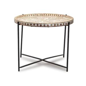 Modern Metal <b>Serving</b> <b>Tray</b> with Stand for Easy Storage with <b>Black</b> Metal Stand at Very Affordable Price - Product Image 1