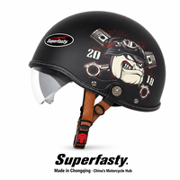 Casque Moto Ouvert Premium Étanche en ABS à Libération Rapide, Design Sportif pour la Conduite Estivale, Scooter, Vente en Gros OEM