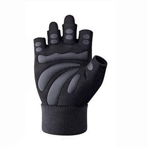 Guantes de cuero de entrenamiento de gimnasio personalizados de alta calidad para hombres y mujeres Guantes de levantamiento de pesas de calidad con logotipo personalizado Guantes de fitness - Product Image 3