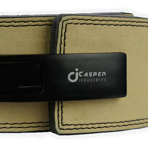 Ceinture en cuir de vachette avec logo personnalisé pour le fitness, l'entraînement sportif, l'haltérophilie, l'haltérophilie et le dos - Product Image 6