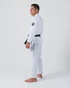 Kimono de Jiu Jitsu Brasileño, 100% Algodón, Antiencogimiento, Ligero, Elástico, Transpirable, con Logotipo Frontal, Conjuntos Personalizados, Profesional - Product Image 3
