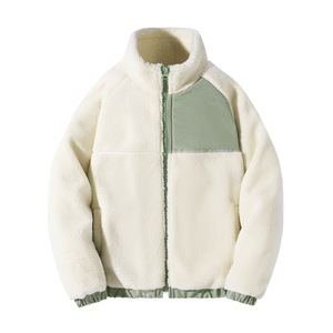 Chaqueta Táctica de Sherpa Gruesa y Cálida con Logotipo Personalizado al por Mayor, Chaqueta de Invierno para Trabajo al Aire Libre con Cierre para Hombre - Product Image 1