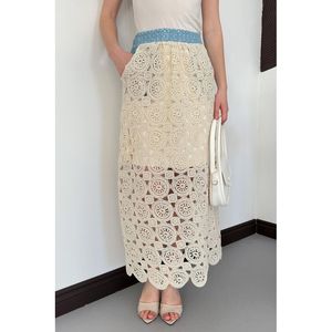 D3044 LACE <b>SKIRT</b> WITH HEM DETAIL - Product Image 4