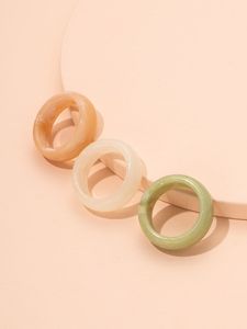 Brazalete de resina con aspecto de mármol, joyería de moda - Product Image 2