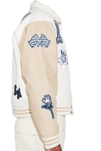 2025 gros Varsity veste laine corps en cuir véritable bras Letterman veste collège Varsity vestes - Product Image 6