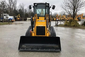 รถตักตีนตะขาบขนาดเล็ก JCB พร้อมอุปกรณ์ตักดินด้านหน้า สีเหลือง อุปกรณ์ก่อสร้าง พร้อมรายงานการใช้งาน 0-2000 ชั่วโมง - Product Image 5