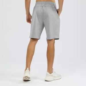 Pantalones cortos de algodón 100% de nuevo diseño para hombre, pantalones cortos de algodón 100% pesados, pantalones cortos de lana de algodón con logotipo personalizado de Color sólido para hombre - Product Image 4