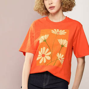 Nueva llegada Unisex 100% algodón Mujer camiseta/mujer Casual pantalones cortos manga camisetas/logotipo personalizado estampado verano Camisetas mujeres - Product Image 6