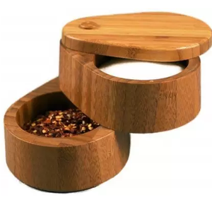 Salière et poivrière en bois d'acacia, ensemble de salière et poivrière de haute qualité, accessoires de cuisine, meilleure vente - Product Image 5