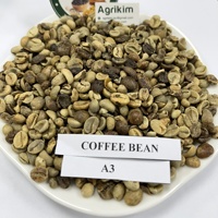 [BEST QUALITY] Vente en gros de grains de café vert Robusta Arabica Agrikim Vietnam certifiés ISO 22000, qualité AA première catégorie, sac en jute de 60 kg