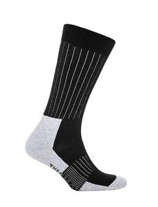 Chaussettes d'hiver de haute qualité OEM, chaussettes en laine durables pour l'extérieur extrême, très respirantes, chauffe-hiver naturel de haute qualité, noir - Product Image 4