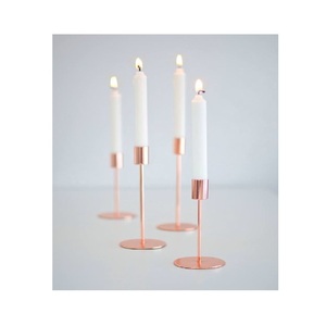 Base en marbre avec support en laiton bougeoir élégant bougeoir de luxe pour la décoration intérieure salon Table Accent - Product Image 2