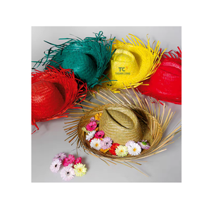 Sombrero de mujer México sombrero con varios colores/Sombrero de paja/Material natural de Vietnam para la moda - Product Image 6