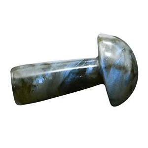 Labradorite Champignon Cristal Naturel Sculpture Pierre de Guérison Mini Figurine de Pierre Gemme pour Reiki Energie Décoration Maison et Cadeaux - Product Image 2