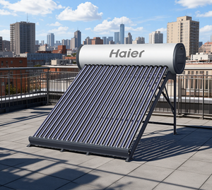 Calentador de Agua Solar de Tubo de Vacío Sin Presión de 100L 150L 200L 300L de Enchufe Directo y Ahorro de Energía Haier en Venta - Product Image 5
