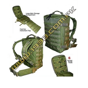 กระเป๋าเป้สะพายหลังทางการแพทย์สำหรับทุกเพศ, กระเป๋าไนลอนปฐมพยาบาลมีซิปกระเป๋าฉุกเฉินกลางแจ้งนุ่มสบายสำหรับแพทย์ - Product Image 3