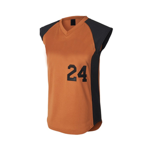 Maillot de baseball et de softball en polyester personnalisé unisexe, uniforme en maille respirante pour ensemble uni de grande taille - Product Image 2