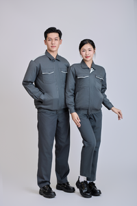 Chaqueta de Trabajo de Alta Visibilidad para Hombre, Tela TC, Duradera y Transpirable, Marca Vietnamita FMF, Gris - Product Image 2