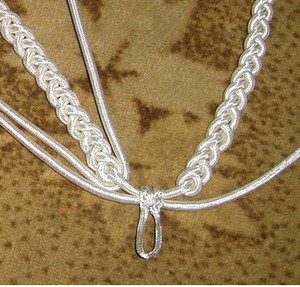 Aiguillette en fil de fer avec embout en laiton pour accessoires uniformes - Product Image 3