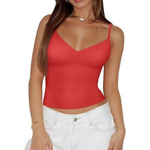 Nouveau dernier design débardeur pour femmes top vente sans manches col rond couleur personnalisée femmes débardeur de sport - Product Image 5