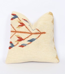 Fundas de cojín de lana Kelim de lujo tejidas a mano hermosa decoración geométrica floral para el hogar cojín decorativo lujoso hecho a mano - Product Image 3