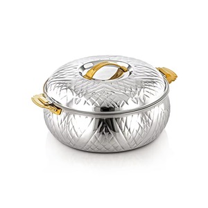 Cazuela de Metal plateado de primera calidad, elegante Servidor de comida caliente para el hogar, utensilios de cocina para Hotel, mesa de comedor para fiesta de boda, utensilio esencial - Product Image 1