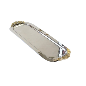 Bandeja de servicio de catering de vajilla de diseño de nueva llegada para bandeja de servidor de comida y desayuno bandeja de servicio de agua de café de calidad superior - Product Image 1