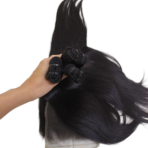 วิกผมแท้3มัดผมตรงแบบบราซิล - Product Image 5