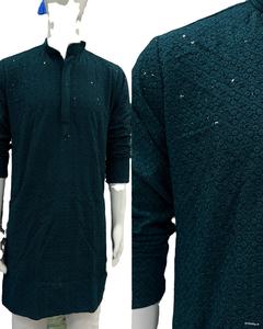 Kurta Pyjama Traditionnel en Rayonne pour Hommes - Tenue de Fête et de Mariage - Product Image 1