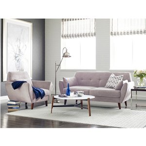 LOVESEATS SFB68014 Chesterfield French Style Two-Seater <b>Sofa</b> Bench Tufted Square Shape <b>Sponge</b> <b>for</b> Home Living Room Furniture - Product Image 4