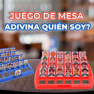 Gioco da Tavolo Personalizzato 'Indovina Chi?' Divertente ed Educativo in Plastica per Bambini e Adulti con Logo Personalizzato e Carta - Product Image 4