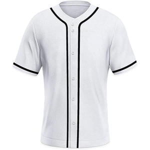 Conjunto de camisetas de béisbol personalizadas para hombre, estampado de rayas por sublimación, camisetas y pantalones de béisbol en blanco, uniforme - Product Image 1
