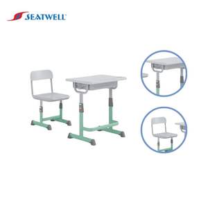 Conjunto de pupitre y silla escolar moderno para estudiantes - Product Image 1