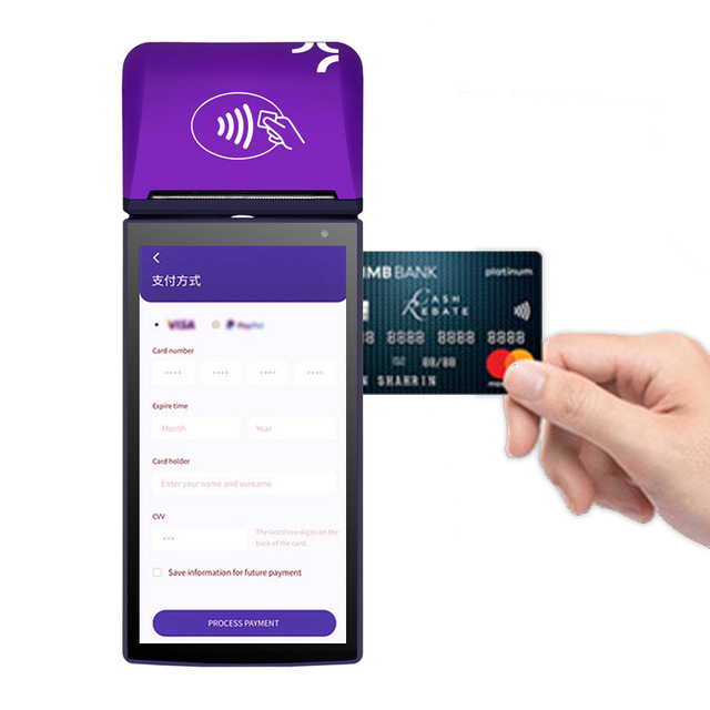 5/5.5/6inch Android PDA Handheld Terminal Machine ODM Customizable Order System for EPOS Cash Register POS Android System PDA