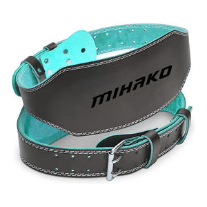 เข็มขัดยกน้ำหนักยกกระชับเอวสำหรับฟิตเนสเข็มขัดยกน้ำหนักหนังวัวชั้นบนสุดแบบแข็งสำหรับการเพาะกายและฟิตเนส - Product Image 2