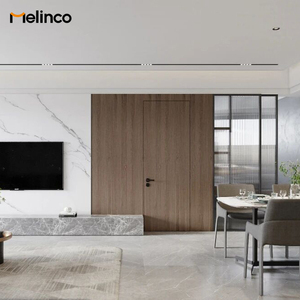 Melinco Interior Customizable Invisible Secret Bedroom <strong>Door</strong> Same Color Process Villa Hotel Home Furniture Aluminum-wood <strong>Doors</strong> - Product Image 1
