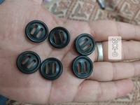 Kancing Kosong Tanduk Kerbau Kepala Datar Teknik Raw Handmade Berkualitas Tinggi Sentuhan Nyata Gaya Modern Harga Terbaik Grosir Semua