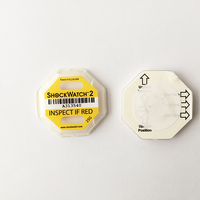 Étiquette indicatrice de choc ShockWatch2 5G-75G, autocollant d'avertissement d'impact pour la protection des emballages de fret et la logistique