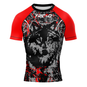 Rashguard de MMA pour hommes fabriqué en usine, léger, design personnalisé, sublimation, vêtement d'entraînement slim, respirant - Product Image 3