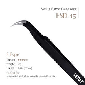 Pinza Negra Vetus de Acero Inoxidable - Product Image 2