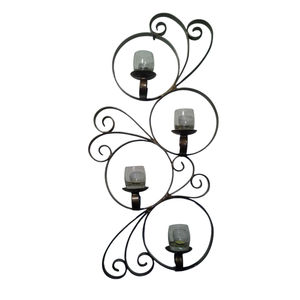 Scones en métal noir de qualité de luxe bougeoir d'intérieur accessoires d'éclairage pour Noël anniversaire célébrations de Pâques en gros - Product Image 4